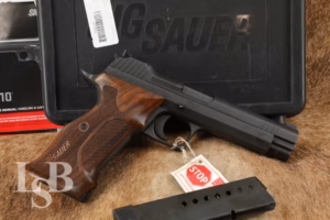Sig Sauer P210A Target 9mm 4.5" Semi Automatic Pistol MFD 2018