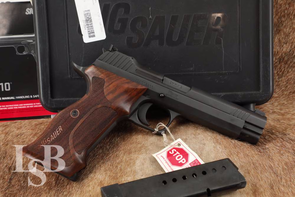 Sig Sauer P210A Target 9mm 4.5" Semi Automatic Pistol MFD 2018
