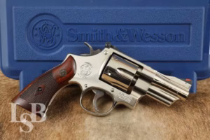 Smith & Wesson Model 25-14 Classic .45 ACP 3" Nickel DA/SA Revolver & Case