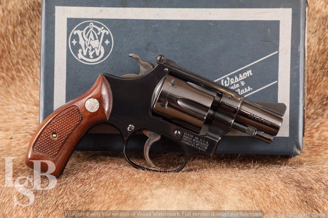 Smith & Wesson Model 34-1 Revolver 2" .22 LR C&R Factory Fired 1967 & Box