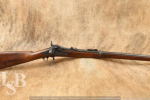 U.S. Springfield M1873 Trapdoor .45-70 Single Shot Rifle, MFD 1887 Antique