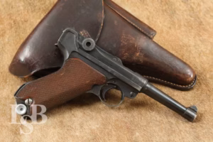 WW1 ERA Erfurt P08 Luger 9mm 4" Semi Automatic Pistol MFD 1917 C&R