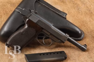 WWII Era Spreewerke P38 CYQ 9mm 5" Semi Automatic Pistol MFD 1943 C&R