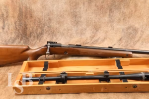 Winchester Model 52B Round Top .22 LR 28" Bolt Action Rifle & Lyman Scope