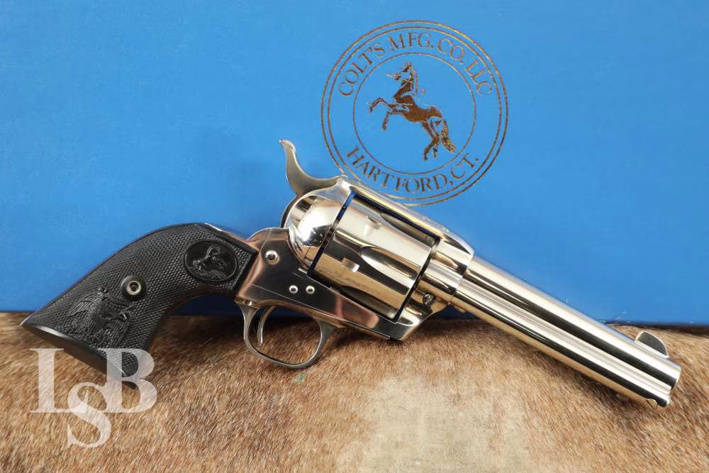 Colt 3rd Gen Single Action Army SAA P1541 Nickel .32-20 WCF Revolver, 2009
