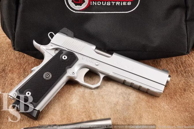 Guncrafter Industries Model No 2 50GI and 45 ACP 5" Semi Auto Pistol