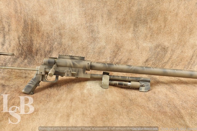 Noreen ULR-50 FDE Single Shot Bolt Action .50 BMG 34" Rifle w/ Bipod & Box