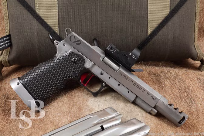 Strayer-Voigt Inc. SVI Infinity 2011 9mm Race Gun W/ C-MORE RTS2 Red Dot