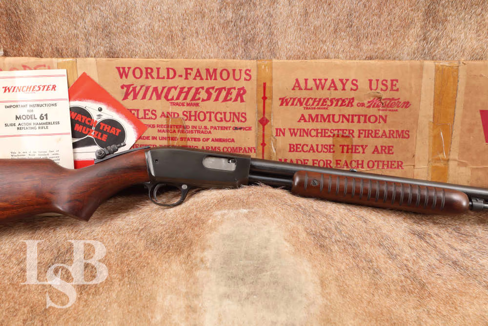 Time-Capsule Winchester Model 61 .22 S/L/LR 24” Pump/Slide Action 1955 C&R