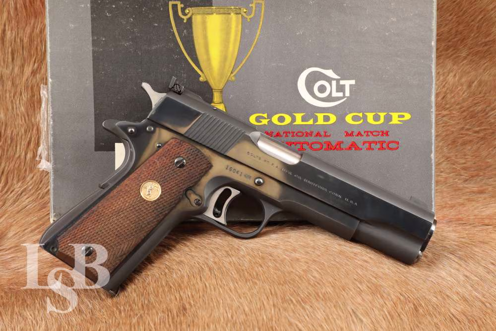 Colt Gold Cup National Match 1911 .45 Auto 5” Semi-Auto Pistol MFD 1965 C&R