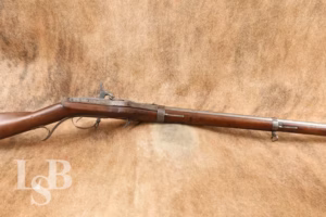 Harpers Ferry Model 1819 Hall Rifle .52 Cal Percussion Converted Antique