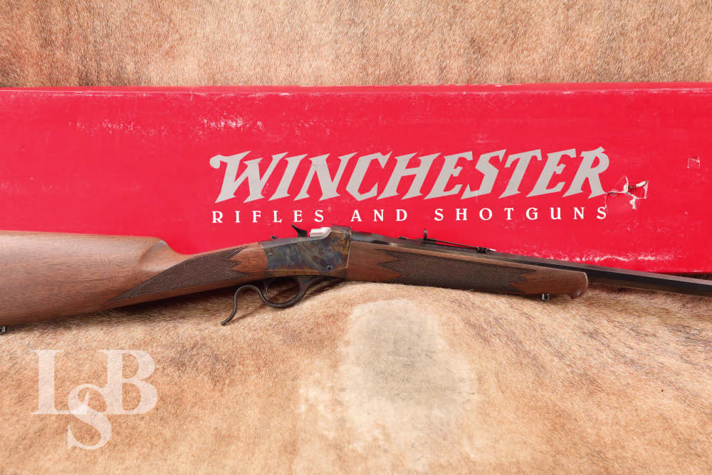 Winchester 1885 Low Wall 24” Octagon Case Hardened .17 Mach 2 Falling Block