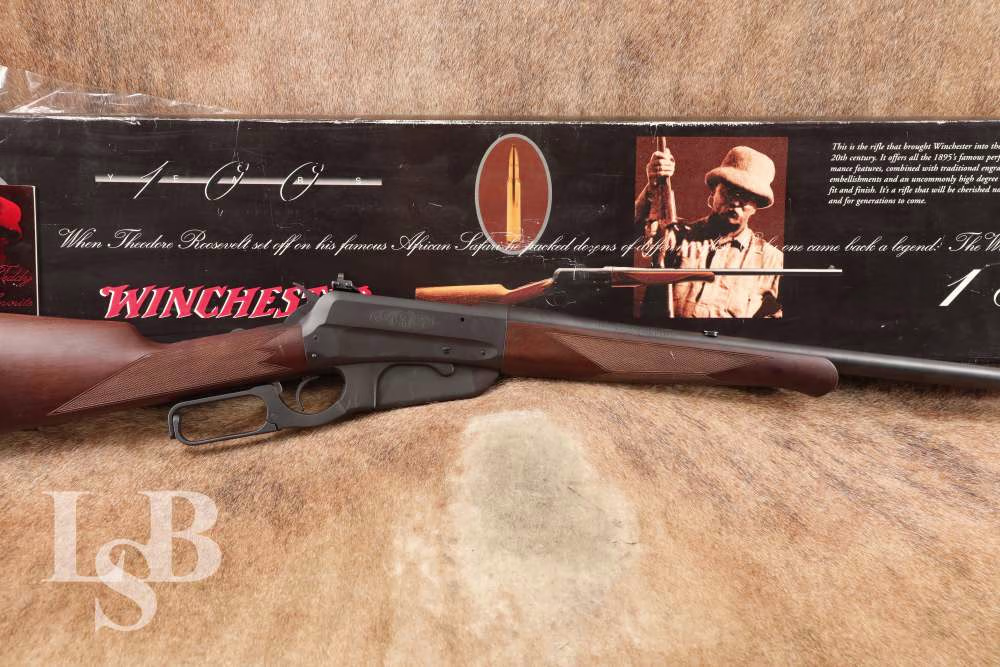 Winchester Miroku Model 1895 .30-06 Springfield Engraved Lever Action Rifle