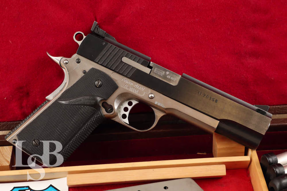 Peters-Stahl Multi Caliber 1911 Pistol Kit 22LR 9mm 45ACP 38 Wadcutter 1988