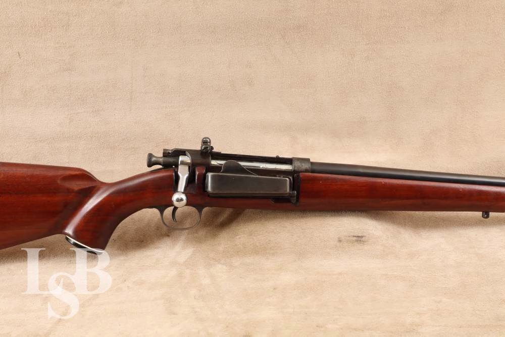 Sporterized M1896 Krag-Jørgensen 24” .30-40 Bolt Action Rifle,1897 Antique