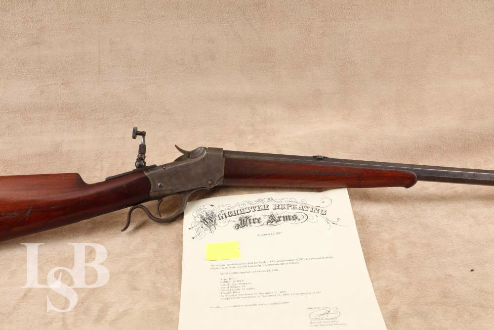 Winchester 1885 Low Wall 24” #1 .32-20 W.C.F. Single Shot Rifle MFD 1891 An