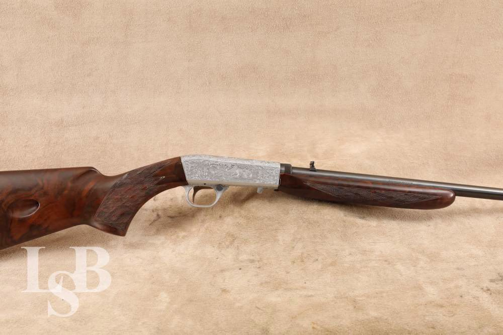 Browning SA22 SA-22 Grade III Engraved .22 LR Semi-Automatic Rifle 1981
