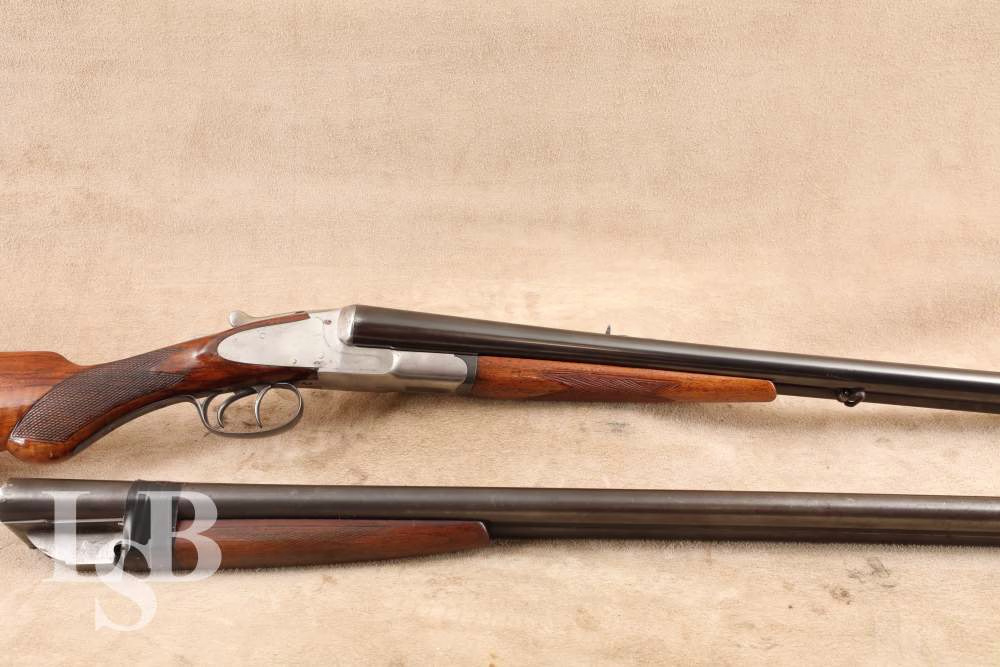 Custom L.C. Smith 00 Grade 24” Side By Side Double Rifle, 1910 C&R