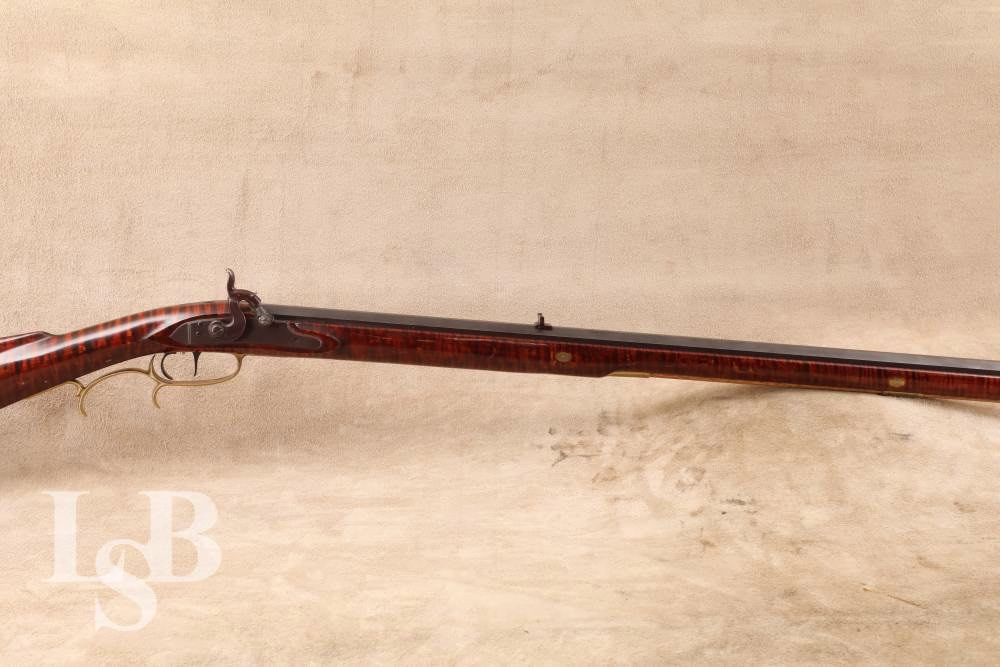 Kentucky Rifle 36” .38 Cal Black Powder Percussion Rifle Tiger Maple Stock