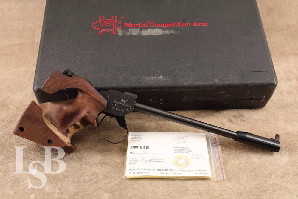 Morini CM 84E .22LR 12” Single-Shot Free Pistol with Case & Accessories