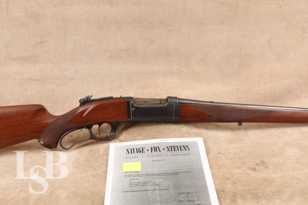 Savage Model 1899 99G .300 SAV 20” Lever Action Rifle, 1926 C&R
