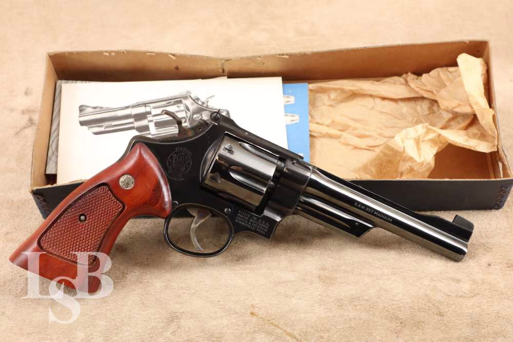Smith & Wesson Model 27-2 6" Double Action Revolver .357 Magnum 1979-1980
