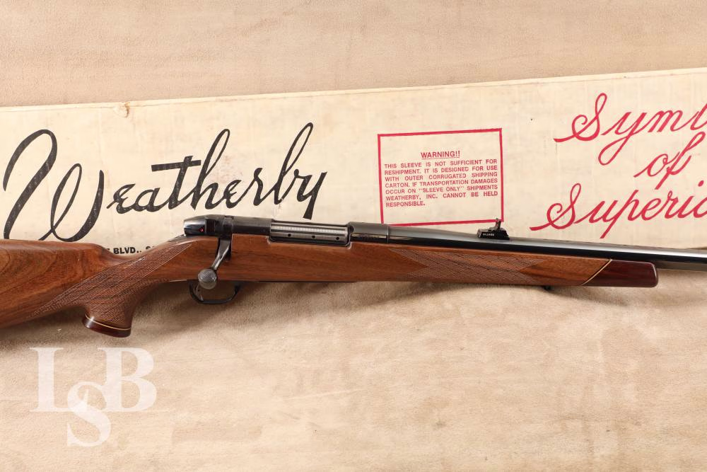 Weatherby Custom Shop Mark V .460 WBY mag 26” Bolt Action Rifle & Box 1982