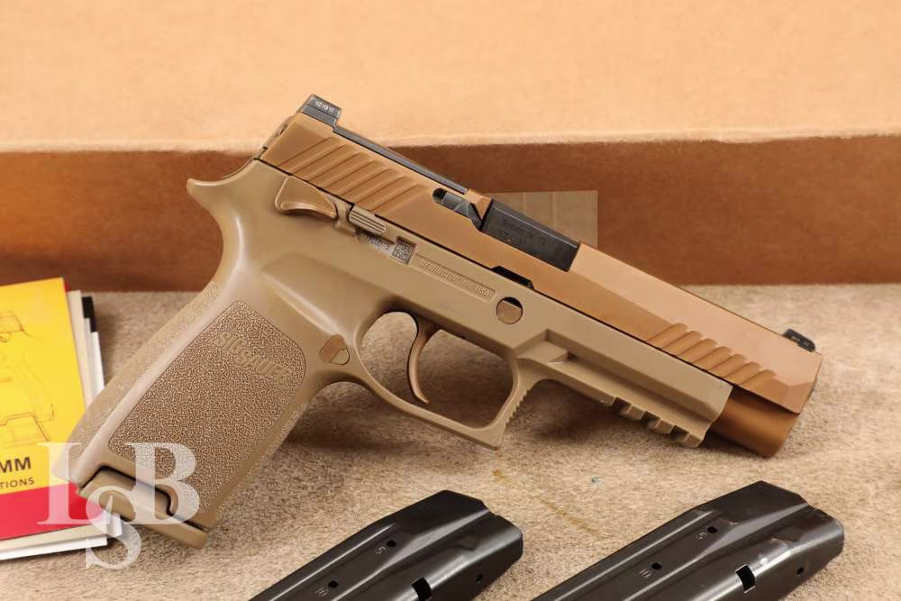 Sig Sauer P320 UDM17 Surplus 9mm 4.7” Semi-Auto Striker Fired Pistol 2017