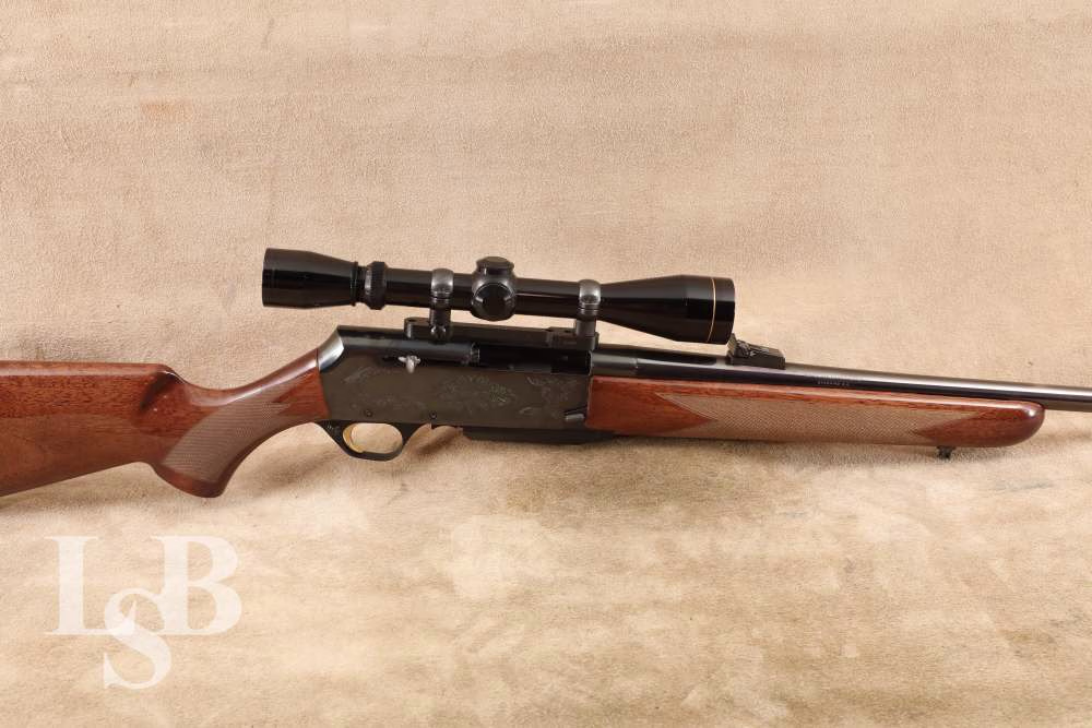 Browning BAR Mark II Safari .338 Win Mag 24” Semi-Automatic Rifle, MFD 1994