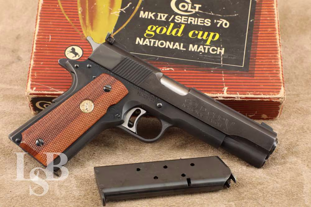 Colt MK IV Series ’70 Gold Cup National Match 1911 45 ACP 5” Pistol '72 C&R