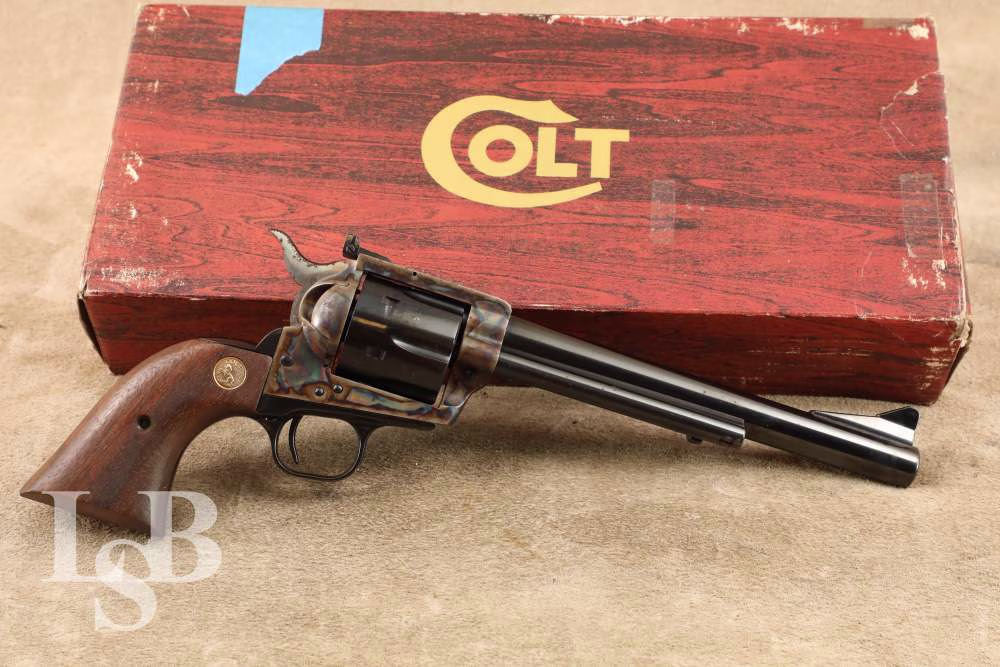 Colt New Frontier Single Action Army SAA .45 LC Revolver & Box MFD 1962