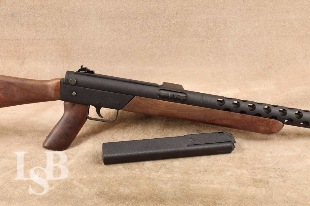 D-Max Model 100C Carbine .45 ACP Semi-Auto Carbine 16.5” Sten Gun & Mag