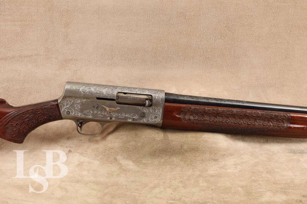 Engraved Remington Model 11 12 Gauge 2 ¾” 24” Semi-Auto Shotgun 1942 C&R