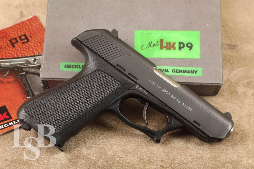 Heckler & Koch HK P9S 9mm 4” DA/SA Semi-Auto Pistol MFD 1977