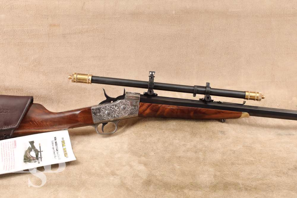 Pedersoli Rolling Block Target Deluxe .357 Mag 30” Rifle & Malcolm 6X Scope