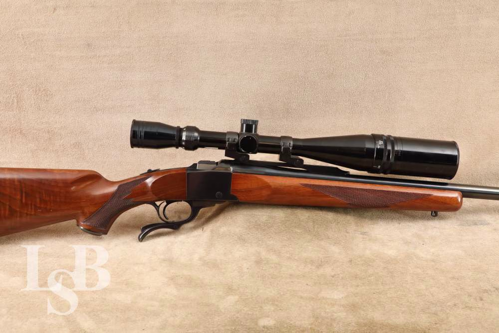 Ruger No. 1 .25-06 Rem. 26” Falling Block Single Shot Rifle & Scope, 1976