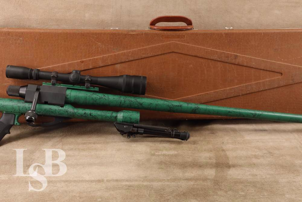 State Arms Gun Co. Rebel 50BMG Single Shot Rifle Folding Stock Burris Scope