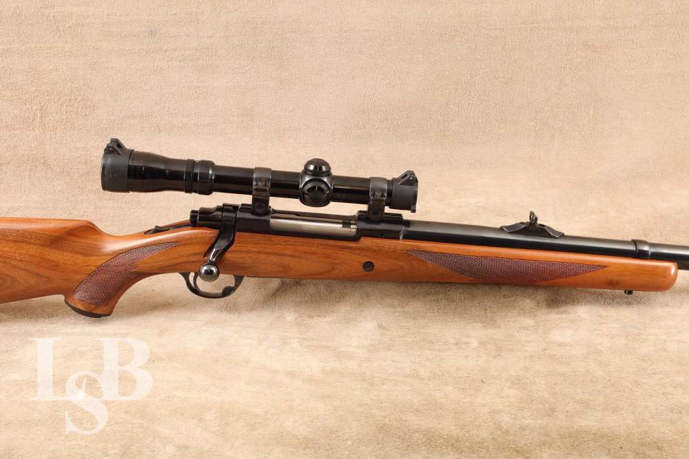 Sturm Ruger M77 .458 Win. mag 24” Bolt Action Rifle & Scope, MFD 1976