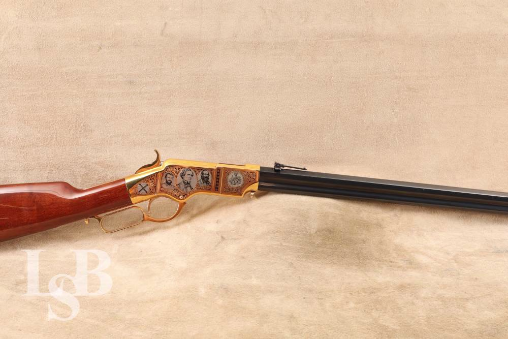 Uberti Taylor’s Model 1860 Henry Gold Engraved .44-40 Win 24” Lever Rifle