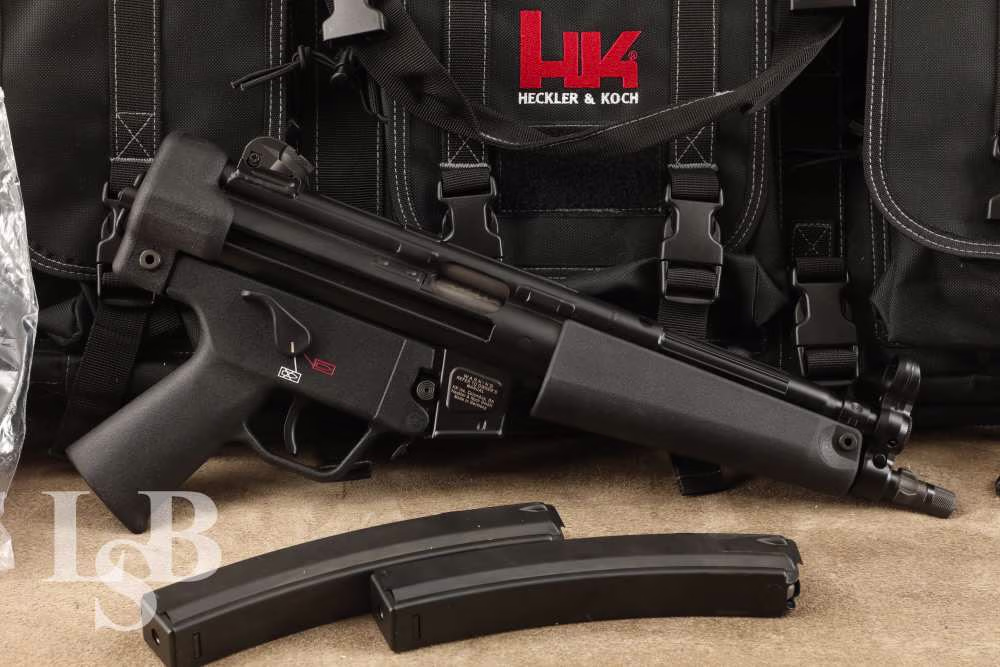 H&K Heckler & Koch SP5 9mm 8.5" Semi-Auto Pistol Full Kit, MFD 2020