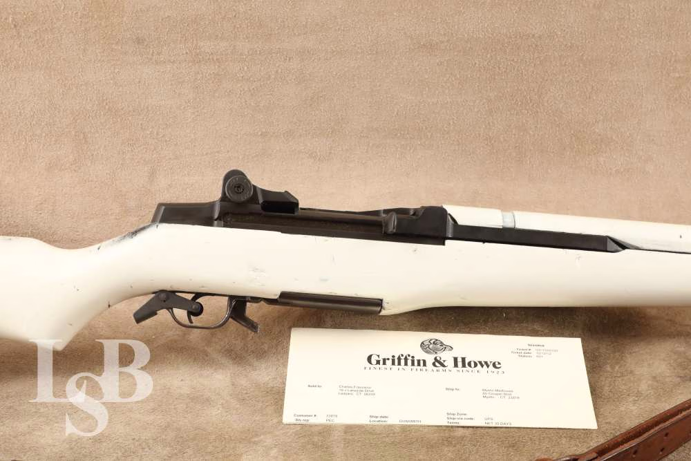 Springfield M1 Garand 30-06 Rifle Griffin & Howe Scope Mount VAR Barrel C&R