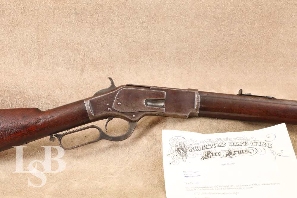 Winchester 2nd Model 1873 .44-40 WCF 24" Lever Action Rifle, 1876 Antique
