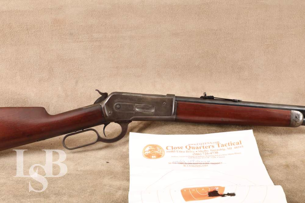 Winchester Model 1886 24" 45-70 Gov't Lever Action Rifle, 1889 Antique