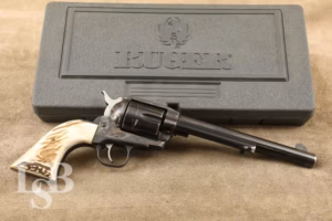 Case Color Ruger Vaquero .44-40 Win. 7.5" Single Action Revolver, MFD 199