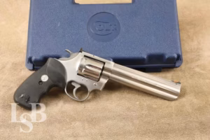 Colt King Cobra Stainless .357 Mag Double Action 6" Revolver & Case, 1995