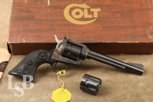 Colt New Frontier SAA .22 LR/.22 Mag 6” Single Action Revolver, 1976