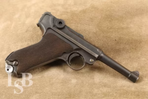 DWM Luger Blank Chamber 9mm 4" Semi Auto Pistol, C&R 1920's