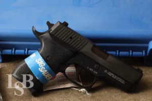 German Sig Sauer P220 Compact .45 ACP 3 7/8" DA/SA Semi-Auto Pistol & Box