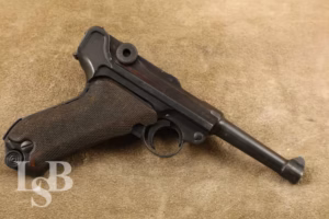 WWII Russian Capture German Mauser Luger P.08 9mm Semi-Automatic Pistol C&R