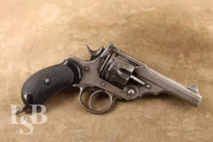 British Navy Webley Mark I .45 ACP Top Break Revolver, 1890-1894 Antique